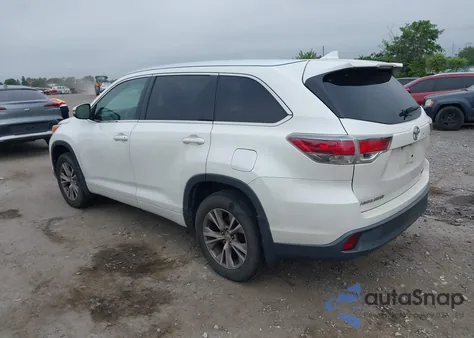 2014 Toyota Highlander Xle V6 from USA, damaged, VIN 5TDJKRFH7ES057008